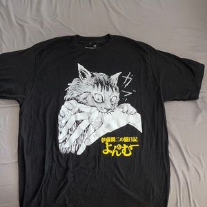 Junji ito’s Cat Diary Yon & Mu T-shirt, Sz M